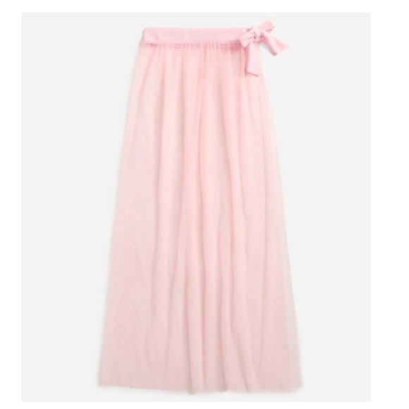 NEW| Semi Sheer Tie Side Cover Up Beach Skirt - Picture 5 of 6